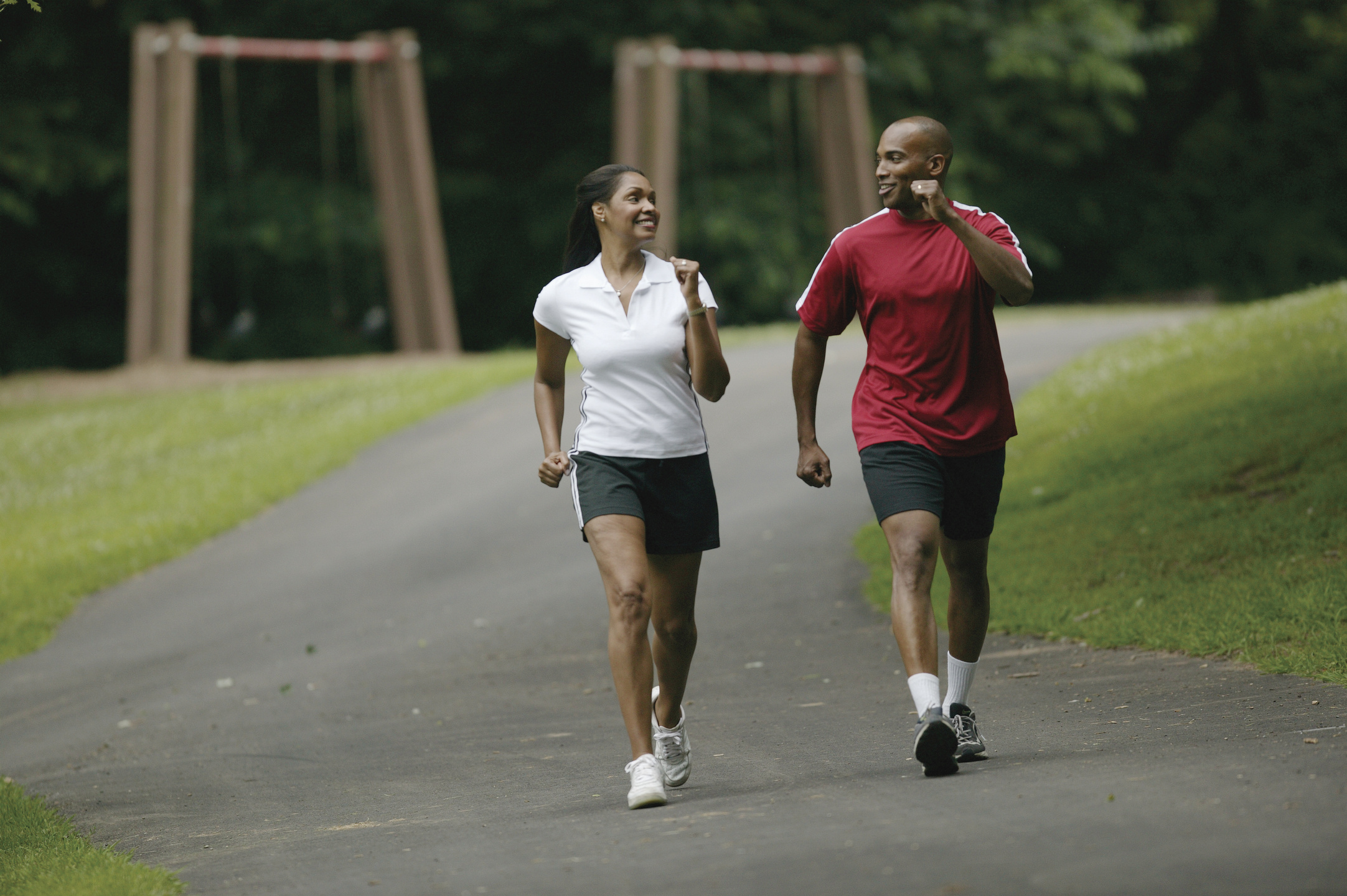 Couple walking